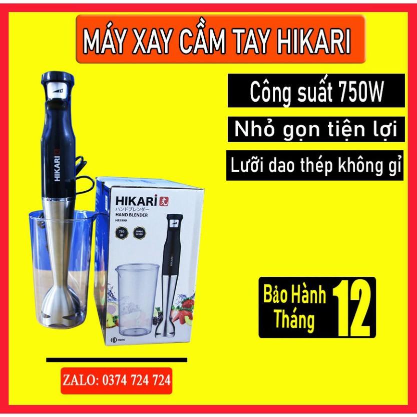 Máy Xay Cầm Tay HIKARI Công Suất 750W, Dễ Dàng xay Nhỏ Mọi Loại Thực Phẩm Nhanh tróng, Hàng Xuất Khẩu Chất Lượng Cao