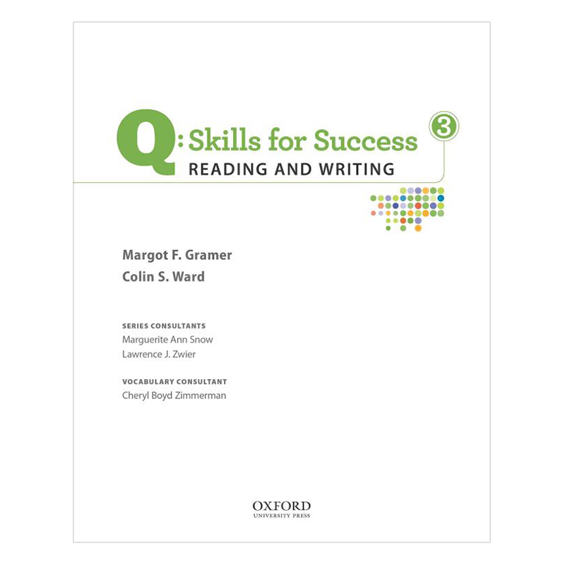 Q: Skills for Success 3 Reading & Writing