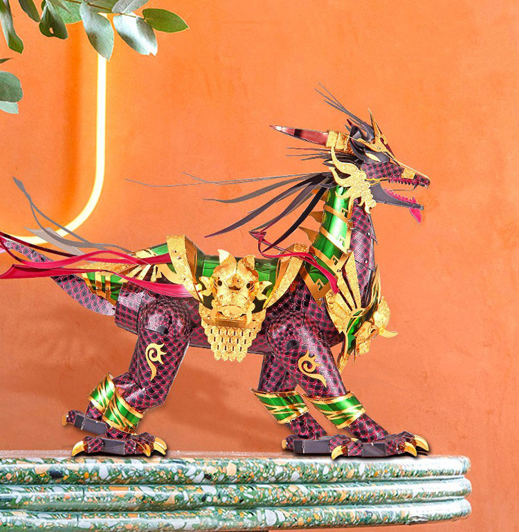 Mô hình thép 3D tự ráp Auspicious Kirin