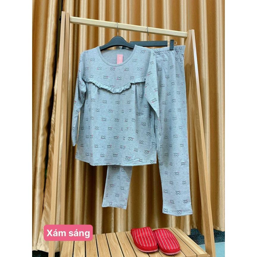 Bộ bầu thiết kế chất cao cấp️thiết kế sang chảnh️mặc ở nhà ra ngoài đều được️free size 43~65kg