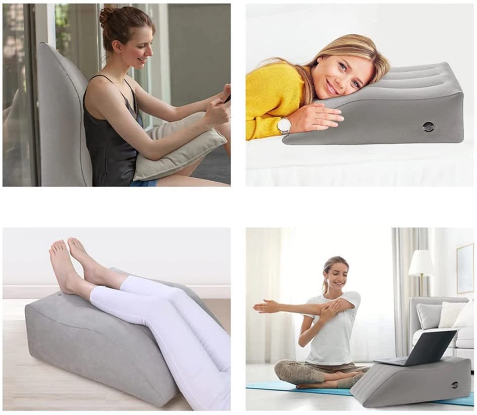 Gối hơi kê chân hỗ trợ giảm giãn tĩnh mạch ở chân Soft Footrest Pillow PVC