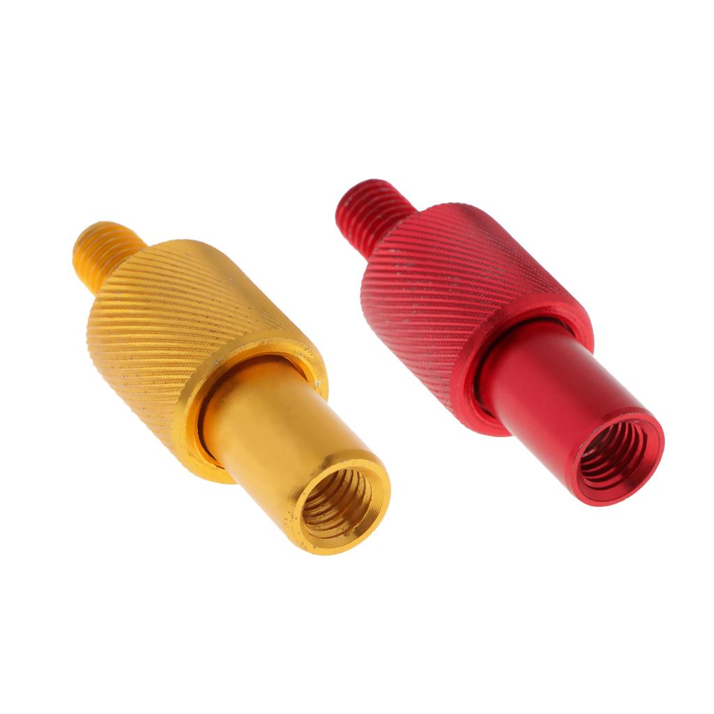 Fishing Landing Net Connector Fishing Rod Thread Quick Release Adapter Red