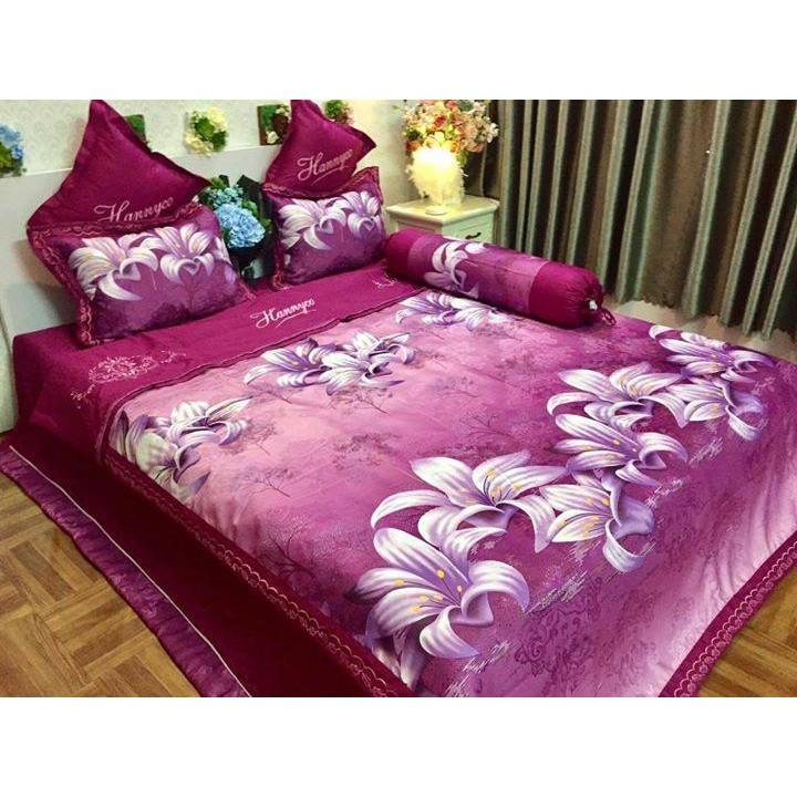 BỘ CHĂN GA LỤA 3D