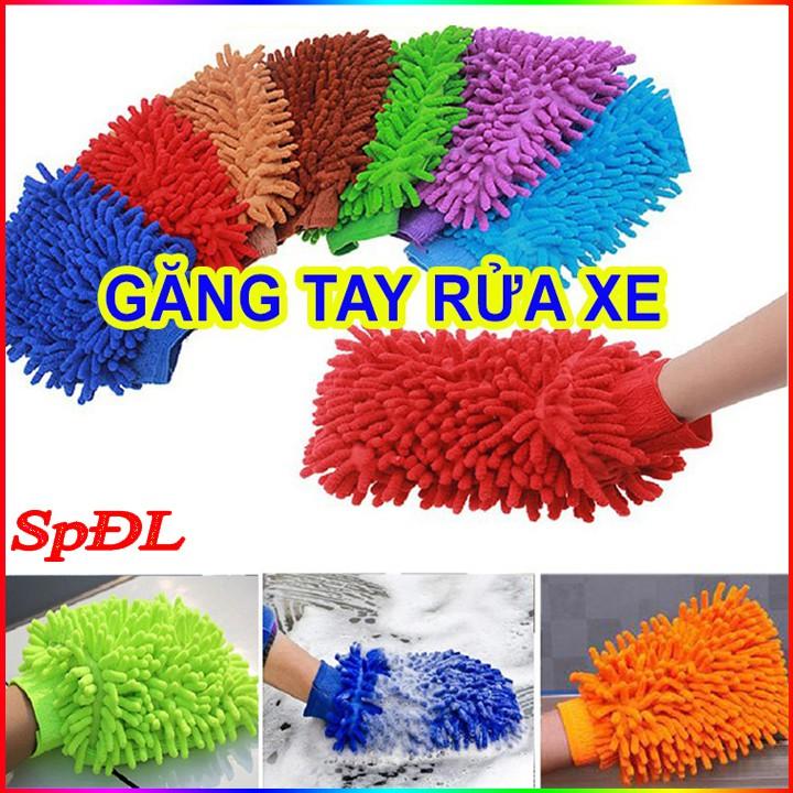 Găng tay lau rửa xe cho ô tô, bao tay chuyên dụng rửa xe ô tô, xe máy lau dọn nội thất