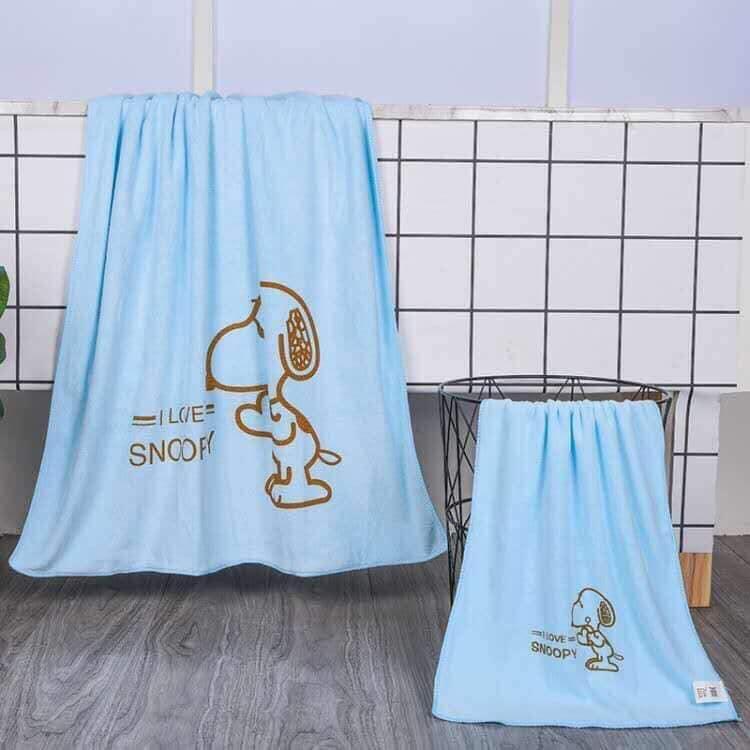 Sét 2 khăn tắm snoopy