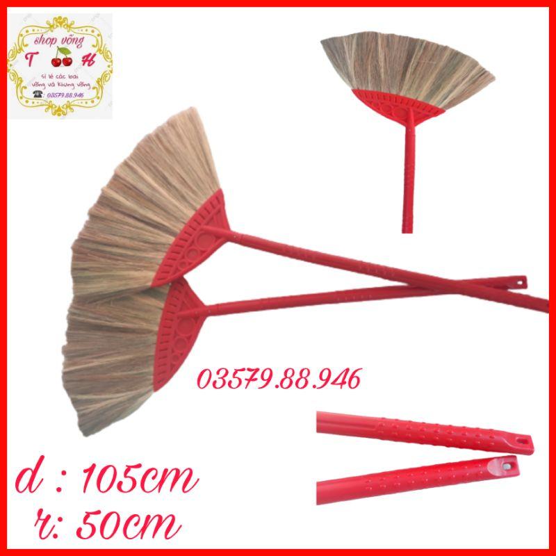 Chổi Quét Nhà Cán Nhựa Cao Cấp dài 105cm xòe 50cm