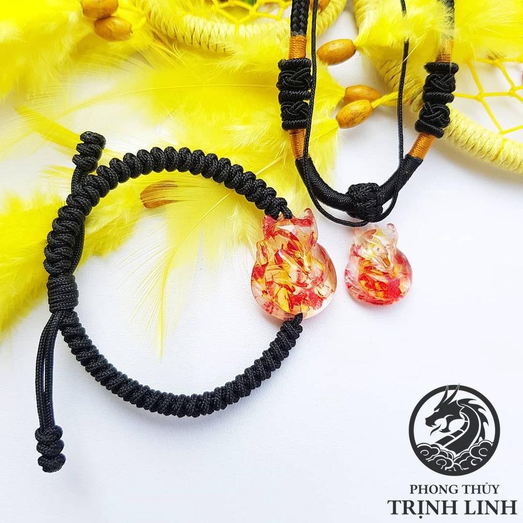 VÒNG CỬU VỸ HỒ LY HUYẾT RỒNG ĐỎ