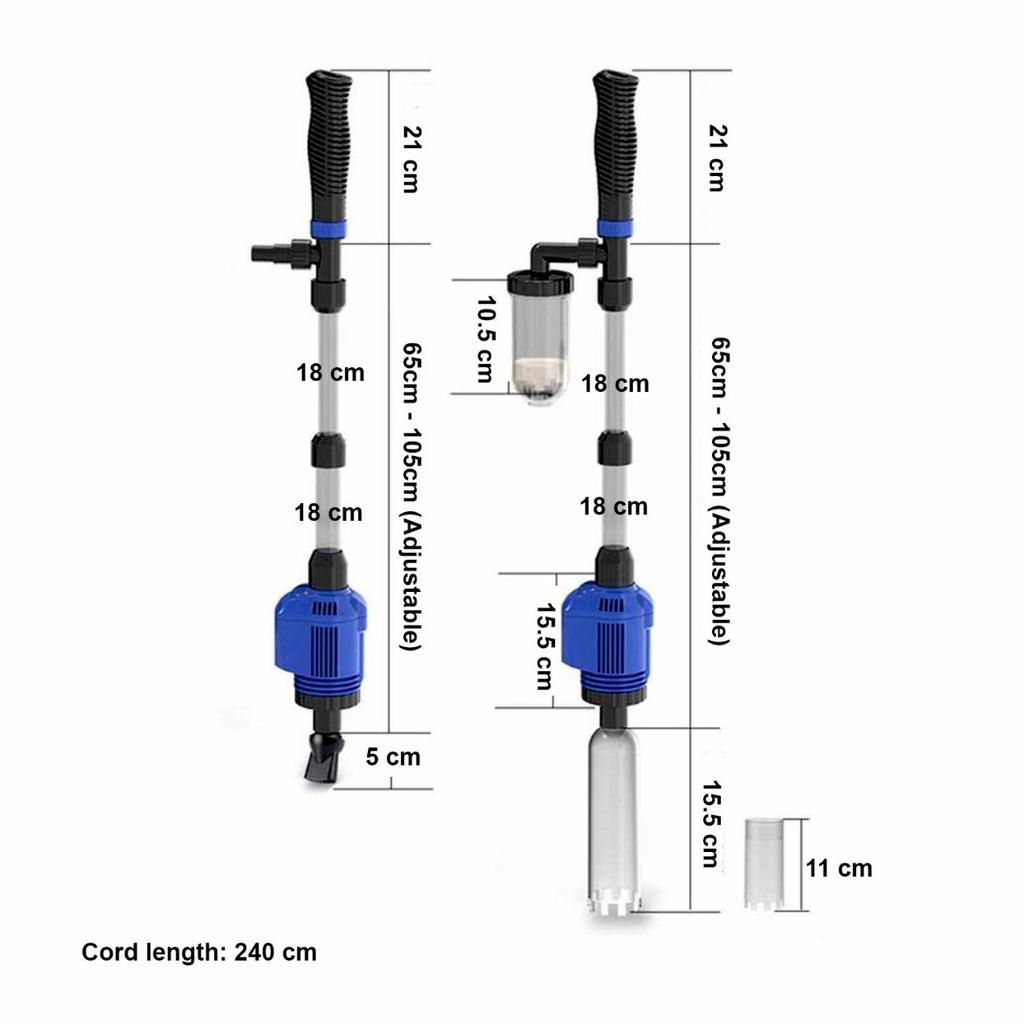 Máy Hút Cặn Hồ Cá Sunsun HXS-02 - Dụng Cụ Vệ Sinh Bể Cá