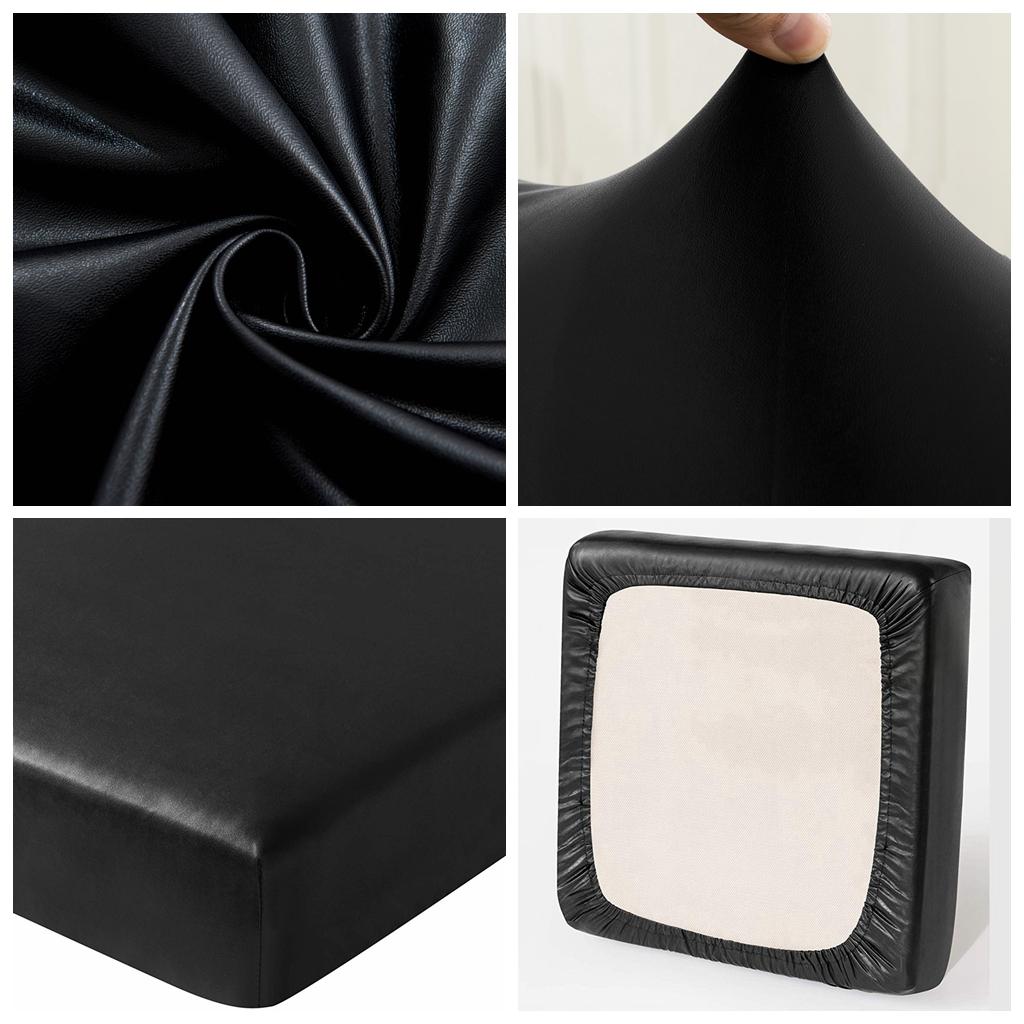 6x Single Sofa Seat Cushion Cover Patio Couch Chair Seat Pad Sleeves Stretch