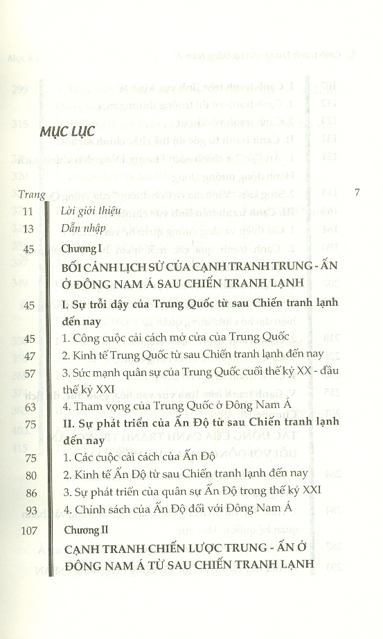 Cạnh Tranh Trung - Ấn Tại Đông Nam Á (Sách tham khảo)