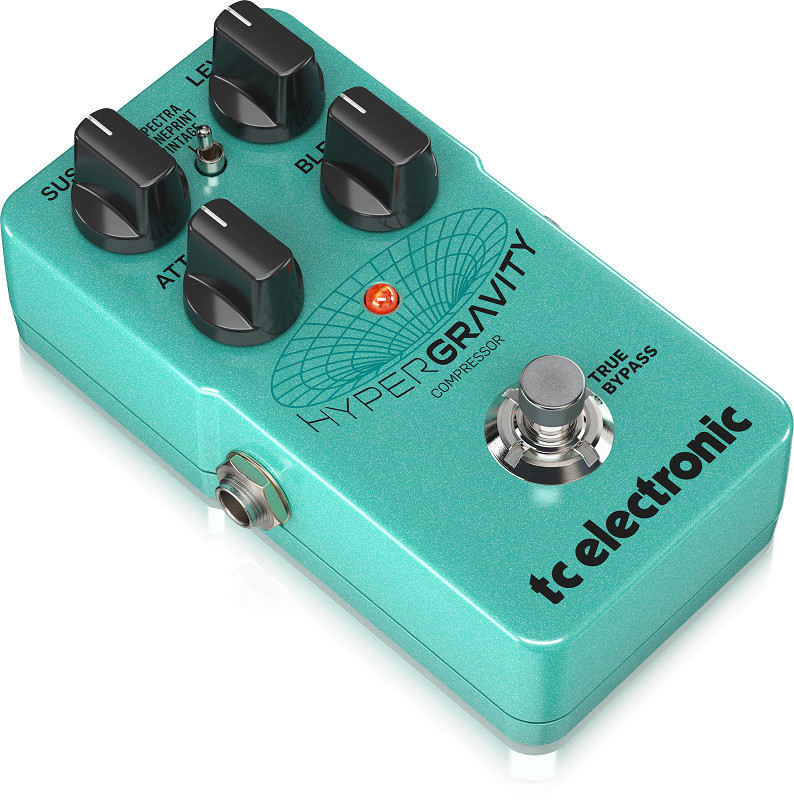 Stompboxes Guitar TC ELECTRONIC HYPERGRAVITY-COMPRESSOR -- Cục phơ ghita-Hàng Chính Hãng