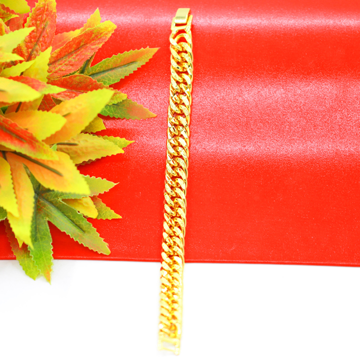 Vòng Tay, Lắc Tay Nam Nữ Xi Mạ Vàng Cao Cấp 24k - Trang Sức Hava Hong Kong - HVLT37