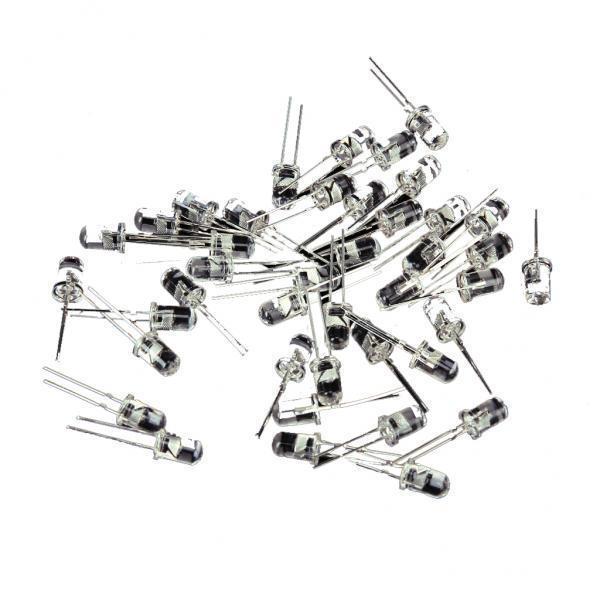 3-4pack 50pcs 5mm RGB LED Light Emitting Diode