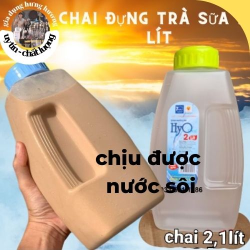 Chai đựng trà sữa 2,1 lít