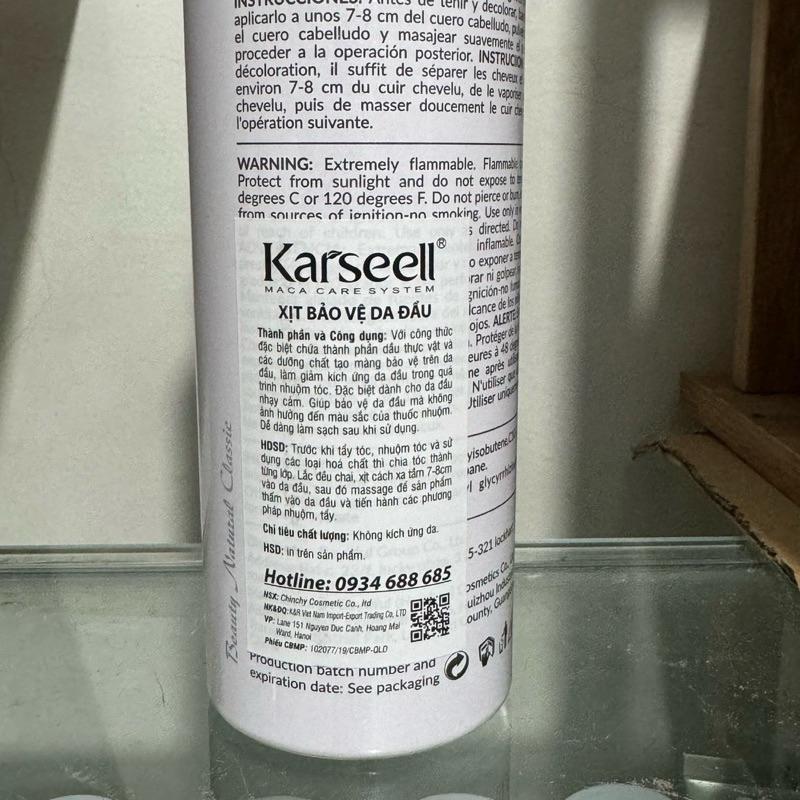 Xịt chống xót da đầu Karseell BNC Anti Allergic Scalp Spray 300ml - Bảo vệ da đầu khi tẩy nhuộm
