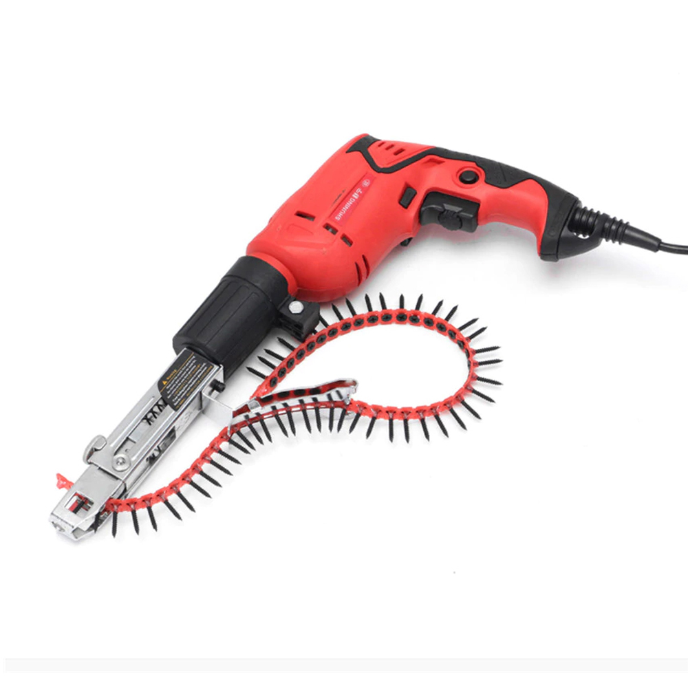 Bộ Đầu Súng Kit Bắn Vít Liên hoàn siêu nhanh lên Gỗ, Ván, Pallet, Thạch Cao – Phụ kiện Lắp Máy Khoan tiết kiệm 30 lần sức lực, tiết kiệm 20% chi phí, gọn gàng siêu tiện dụng