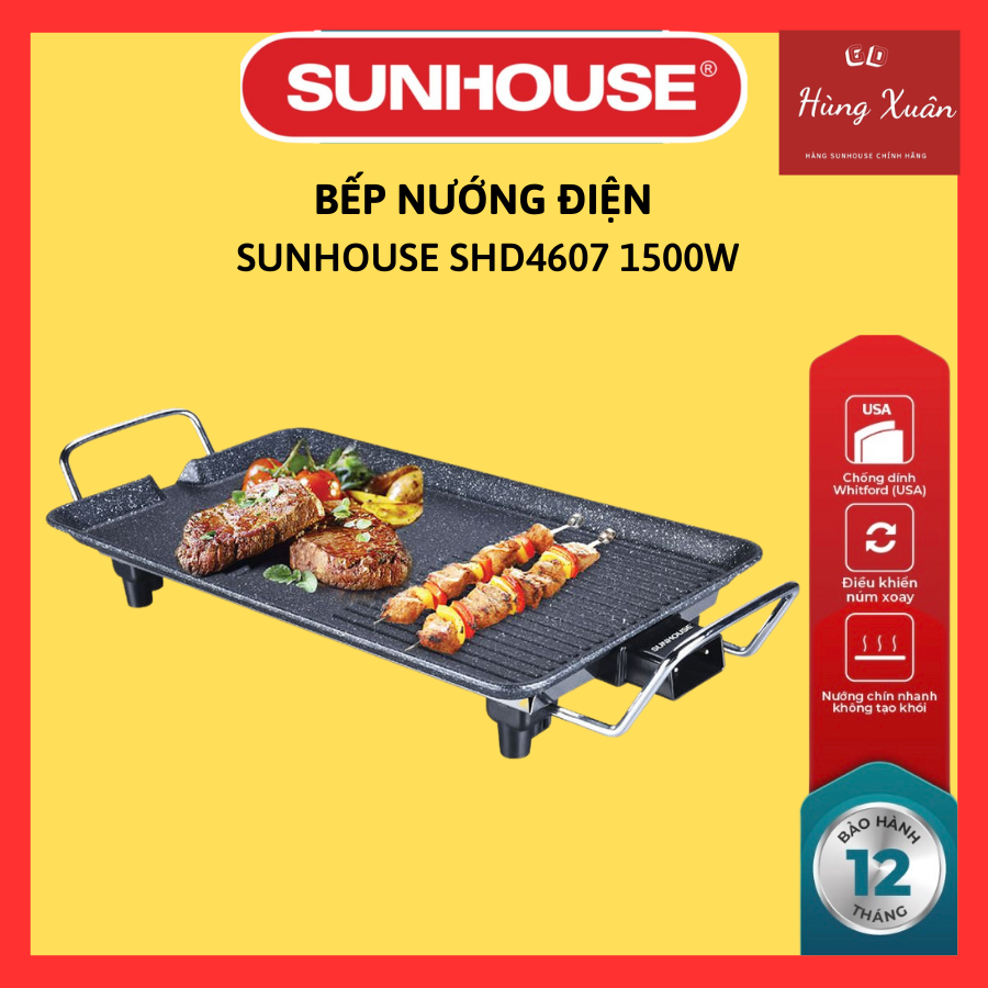 Bếp Nướng Điện Sunhouse SHD4607 - Hàng Chính Hãng