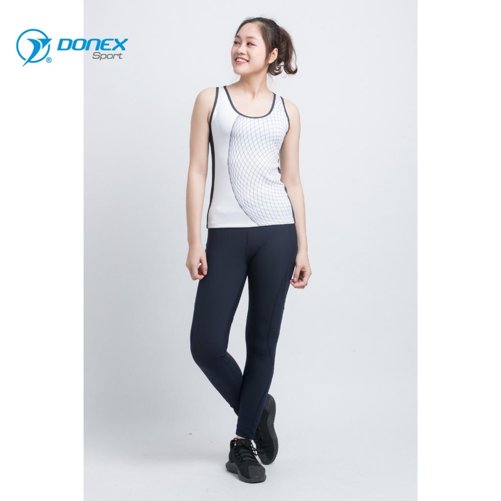 Quần Thể Thao Nữ DONEXPRO Form Regular, Túi 2 Bên Sườn, Vải Thun Mềm, Co Giãn Tốt, Không Bí Bết AD-536A