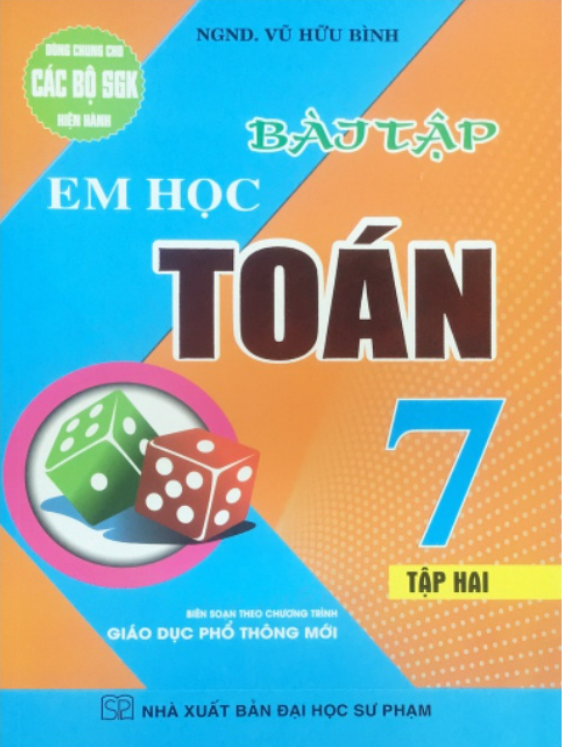 Sách - Combo Bài Tập Em Học Toán Lớp 7 - Biên soạn theo chương trình giáo dục phổ thông mới