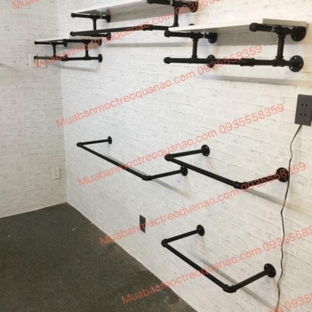 Sào sắt ống nước gắn tường