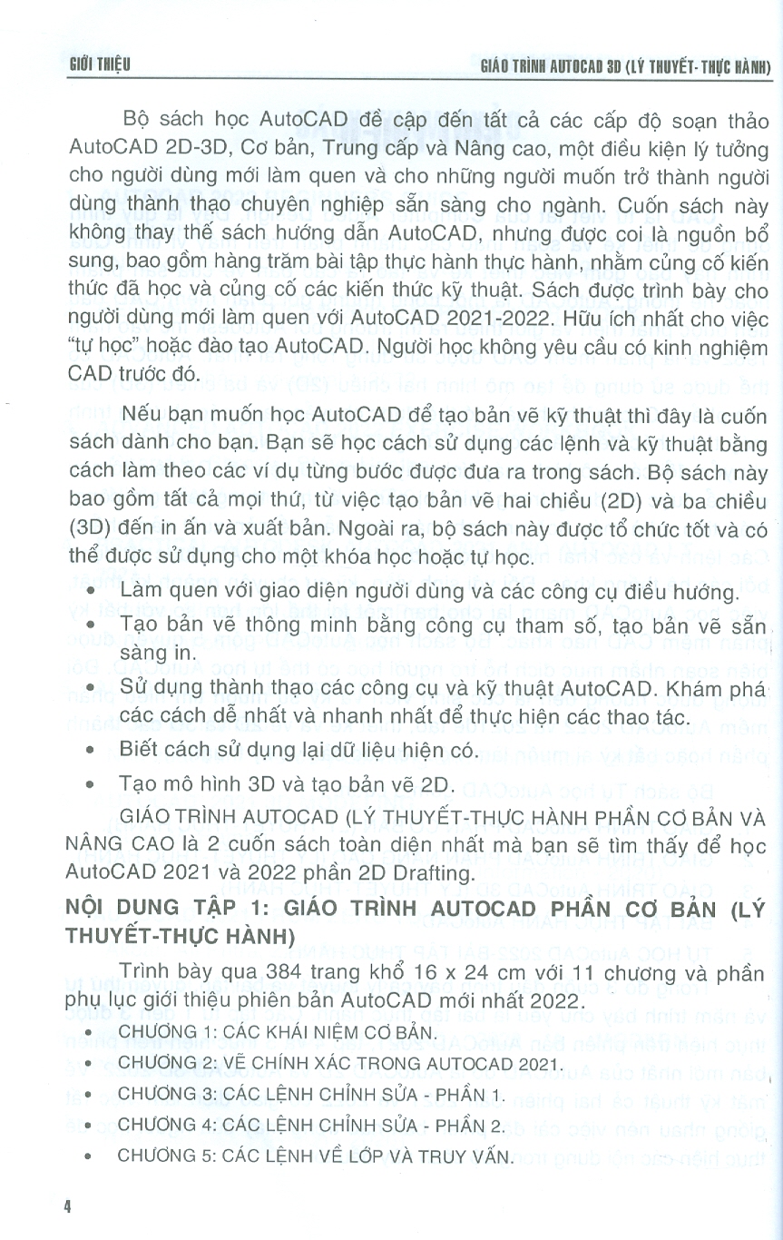Giáo Trình Autocad 3D - Lý Thuyết &amp; Thực Hành