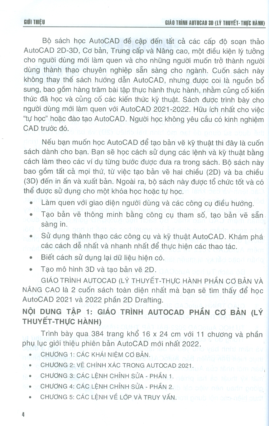 Giáo Trình Autocad 3D - Lý Thuyết &amp; Thực Hành