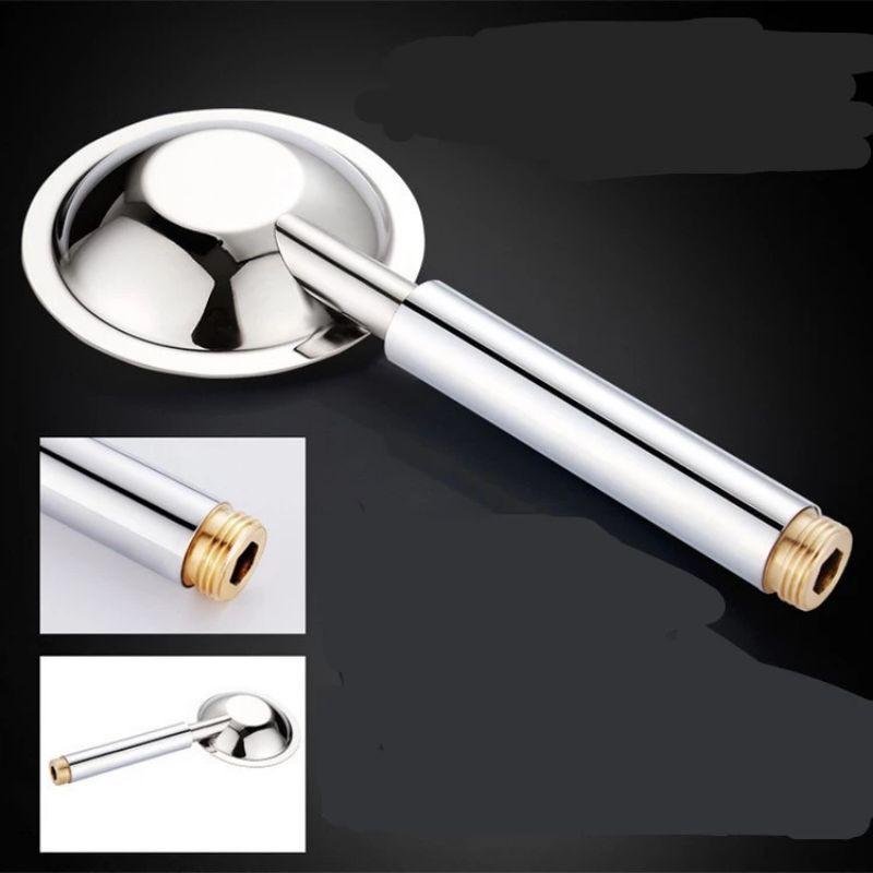 Củ sen tắm nóng lạnh kèm tay sen inox bóng kiểu tròn