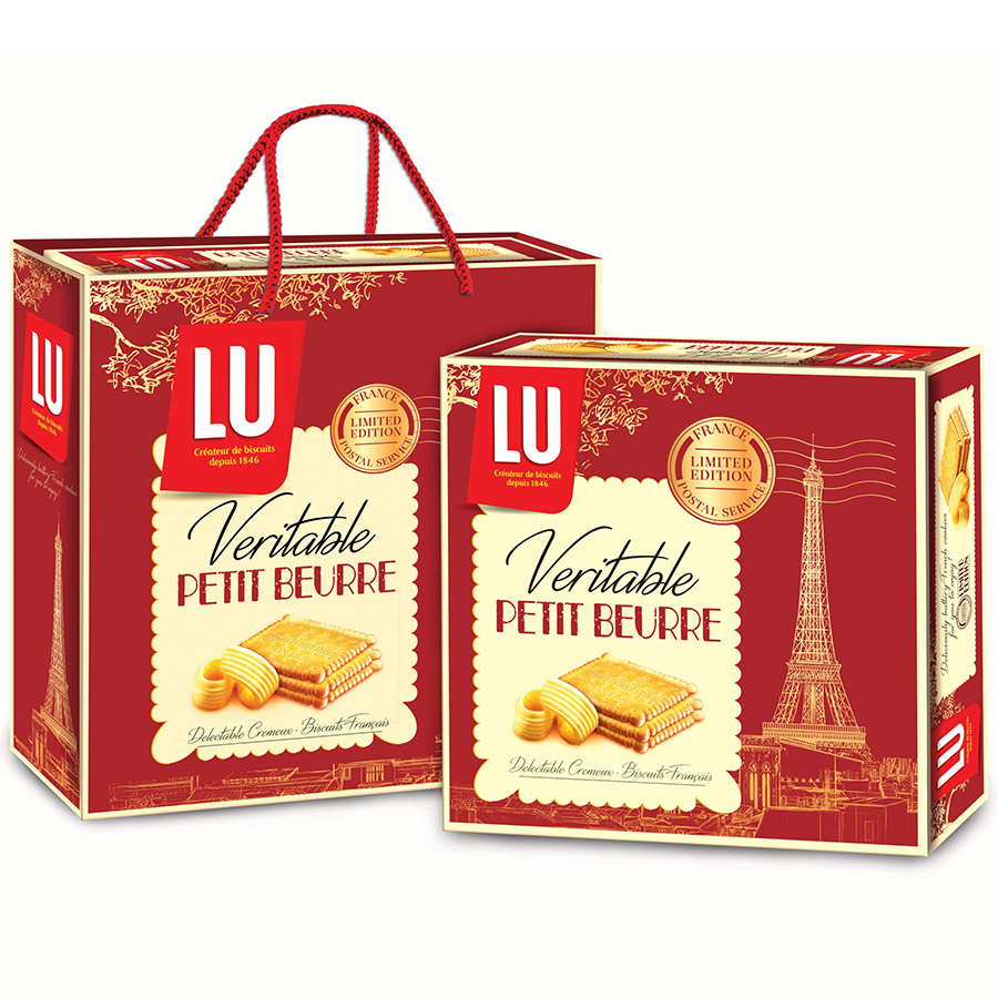 Bánh Quy Bơ Pháp LU Veritable Petit Beurre hộp 600g