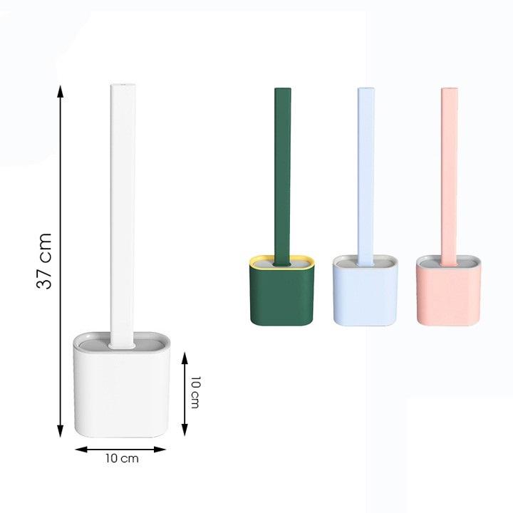 Chổi Cọ ToiLet Vệ Sinh Nhà Tắm Silicon Có Giá Đỡ H317