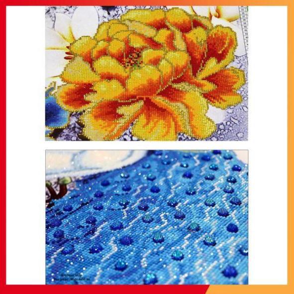 Tranh Đính Đá CÔNG GIA HÒA VẠN SỰ HƯNG