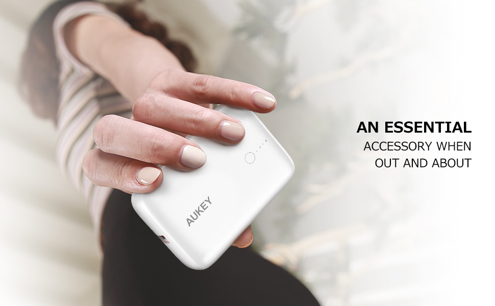 Pin sạc dự phòng Aukey PB-N83S 20W PD 10.000mAh, hàng chính hãng