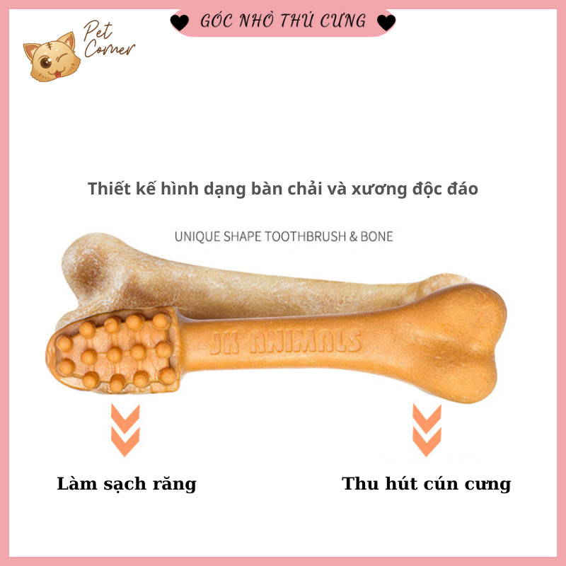 Xương gặm sạch răng, thơm miệng cho chó Yaho (19cm)