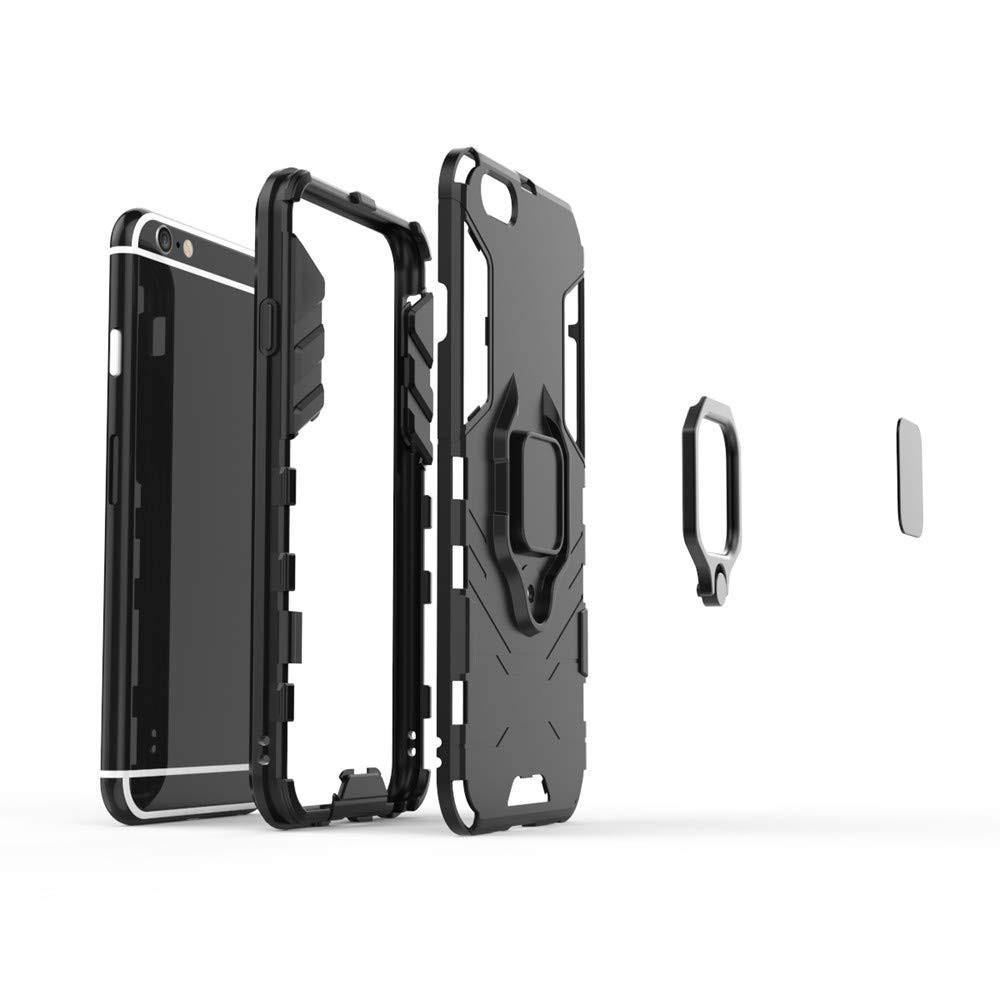Ốp lưng cho iPhone 6 6s iron man chống sốc kèm nhẫn xoay chống xem video bảo vệ camera