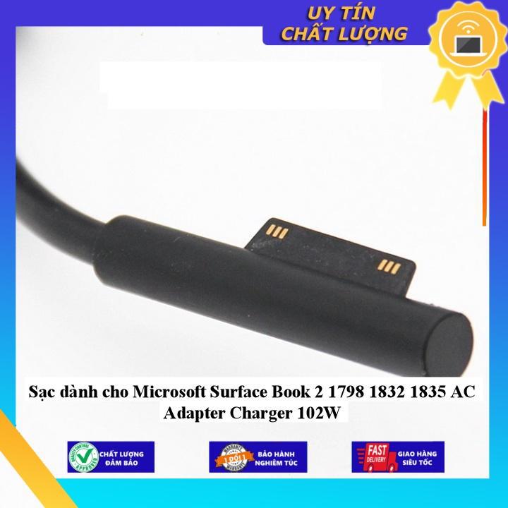 Sạc dùng cho Microsoft Surface Book 2 1798 1832 1835 AC Adapter Charger 102W - Hàng Nhập Khẩu New Seal