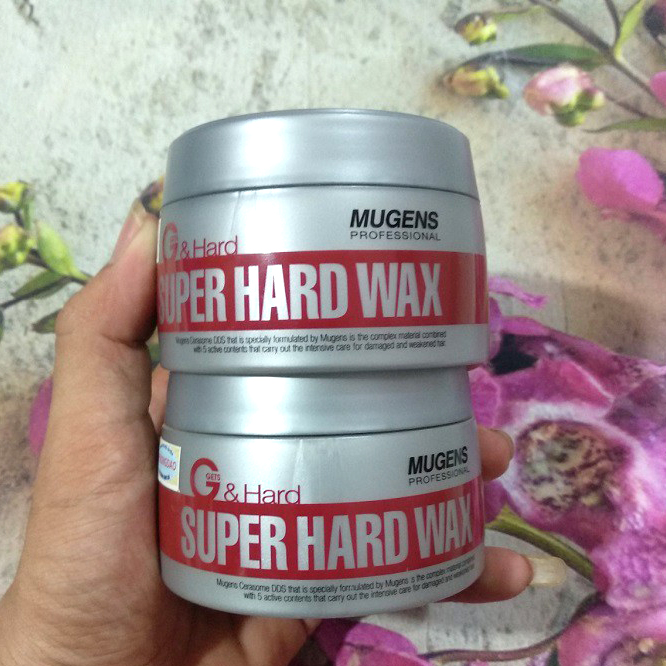 Sáp siêu cứng, kết dính cao Mugens Super Hard Wax Hàn Quốc 90g + Móc khóa