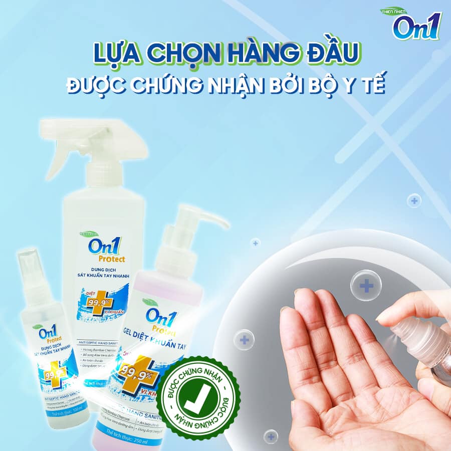 Dung Dịch Rửa Tay Khô On1 Hương BamBoo Charcoal 500ml DB500 dang xịt