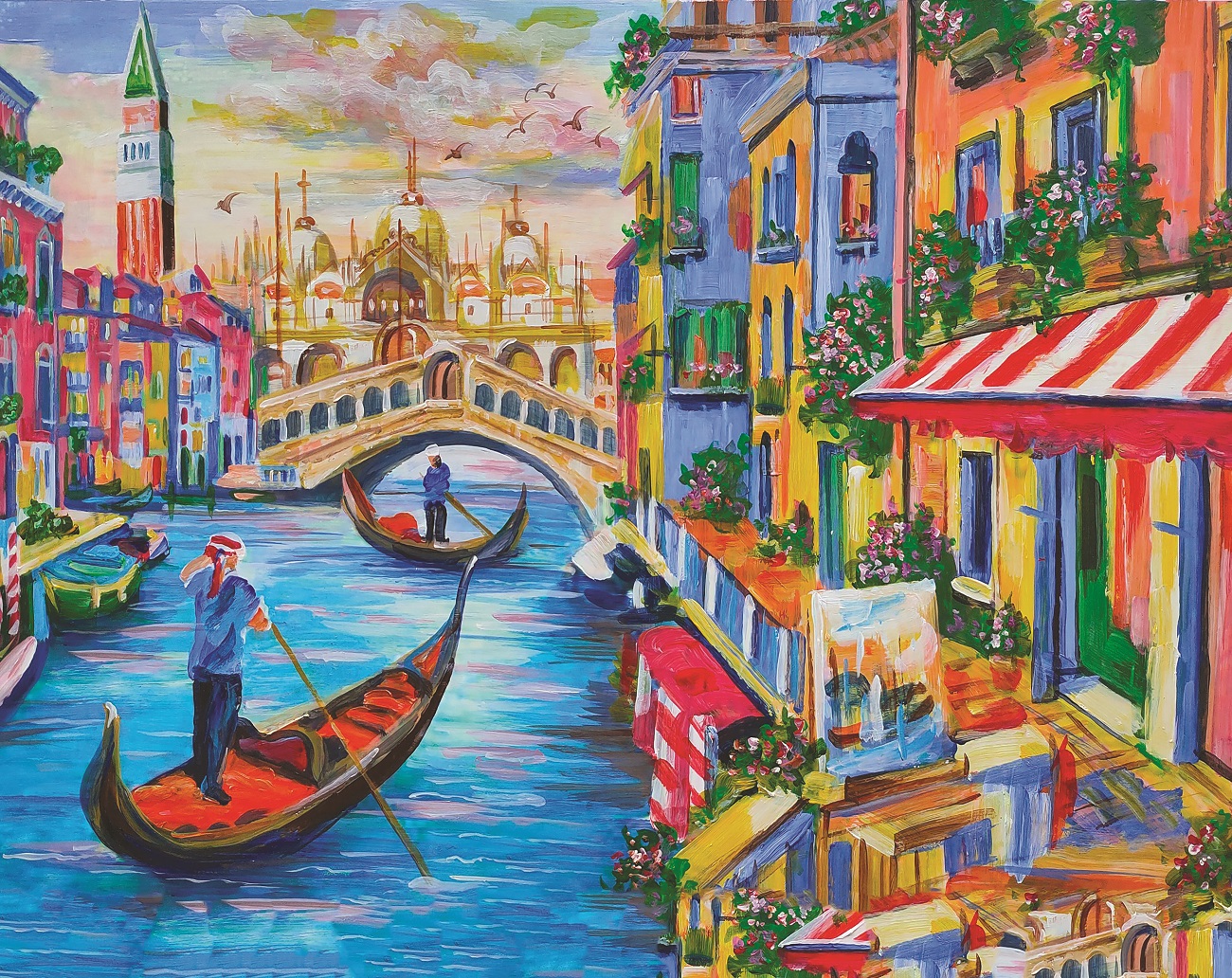 Hình ảnh Bộ Tranh Xếp Hình Minh Châu 500 Mảnh Ghép – Venice Êm Đềm (40x50cm)