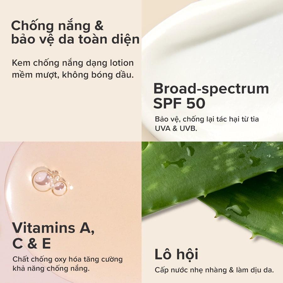 Kem Chống Nắng Siêu Chịu Nước Extra Care Non - Greasy Sunscreen Broad Spectrum SPF 50 148ml
