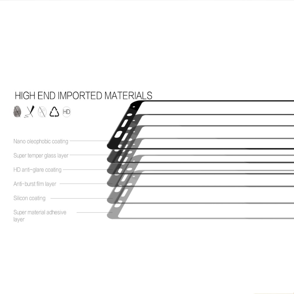 Miếng dán kính cường lực full màn hình 111D cho Xiaomi Redmi Note 5 / 5 Pro hiệu HOTCASE - Hàng nhập khẩu