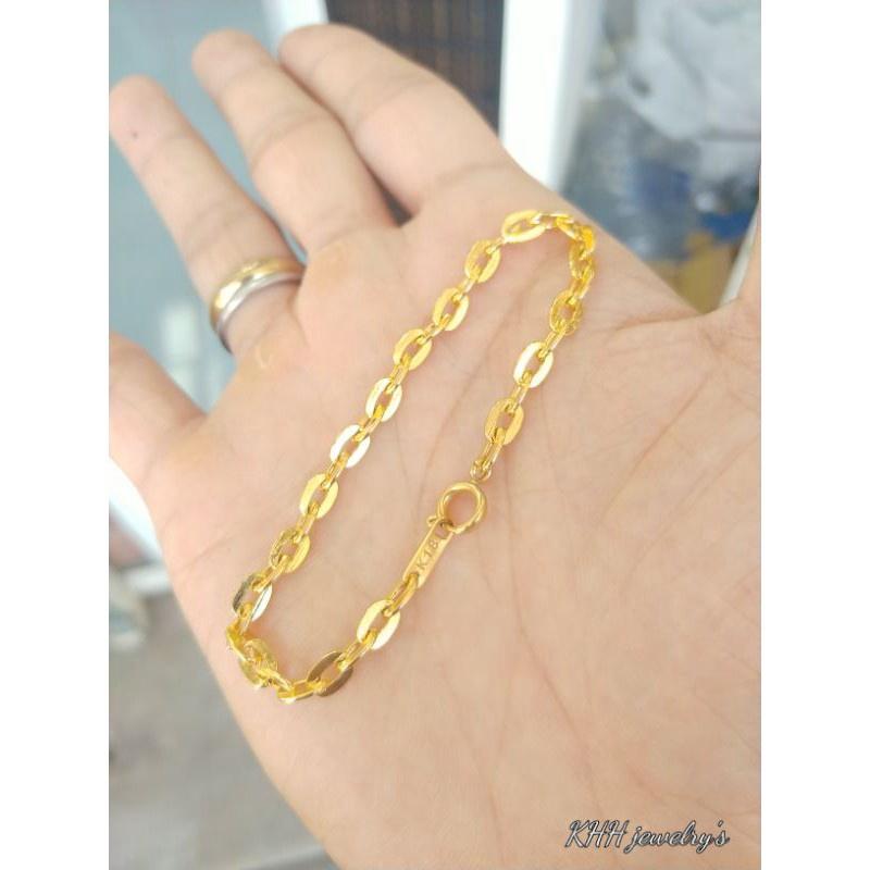 Lắc Tay Xích Trơn Nhỏ Bản Mỏng 4MM Đơn Giản Nam Nữ-Dùng tắm rửa thoải mái không kiêng mồ hôi