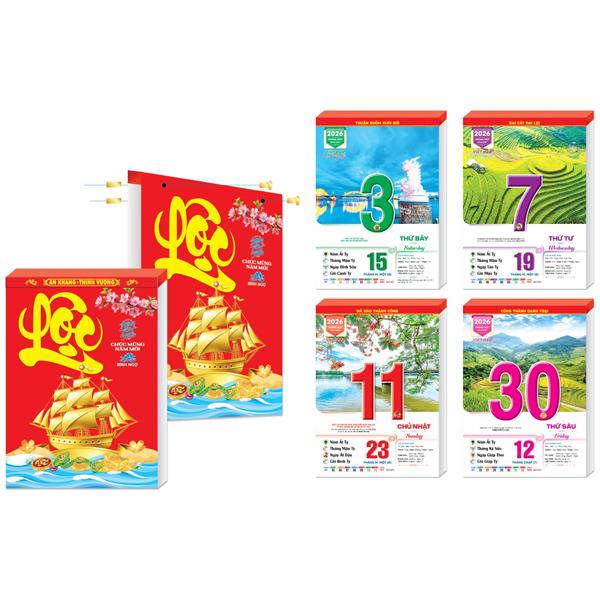 Lịch Bloc Cực Đại 2026 - Việt Nam Quê Hương Tôi - Thành Công - Đại Việt Á DVA20