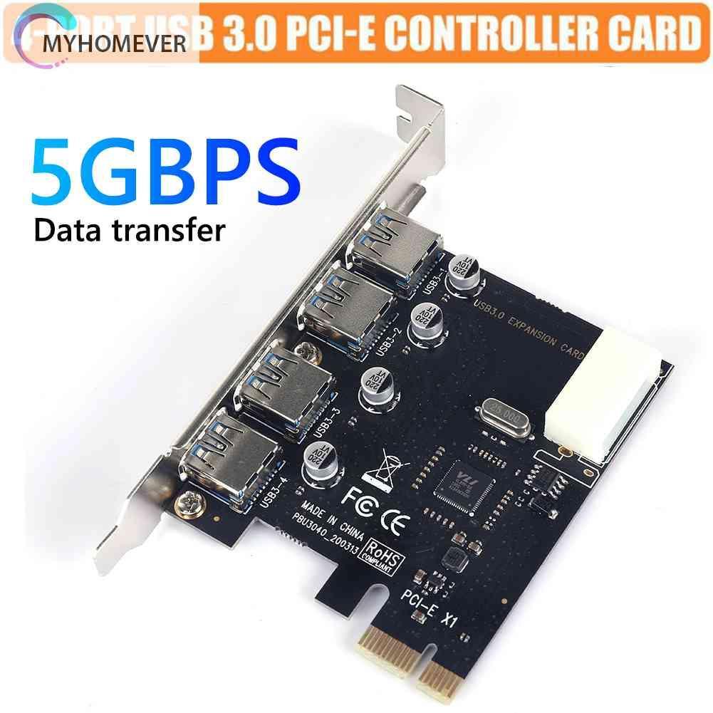 Thẻ Mở Rộng PCIE 4 Cổng Usb 3.0