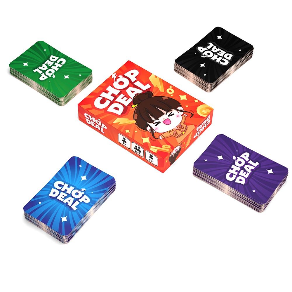 Game CHỚP DEAL Boardgame Săn deal ngon nhanh như chớp!, Party Game Thẻ Bài Chớp Deal Cực Hot, MecoMart