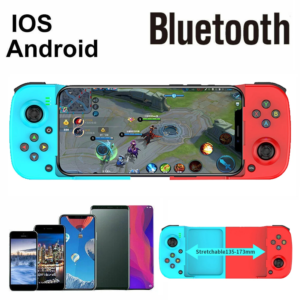 Tay Cầm Chơi Game Không Dây Bluetooth Vinetteam BSP-D3/BSP-D5/BSP-D6/BSP-D7 Nút Điều Khiển Game Mobile Joystick Chơi Game Dành Cho Điện Thoại ANDROID/IOS/PC/PS4 - Hàng Chính Hãng