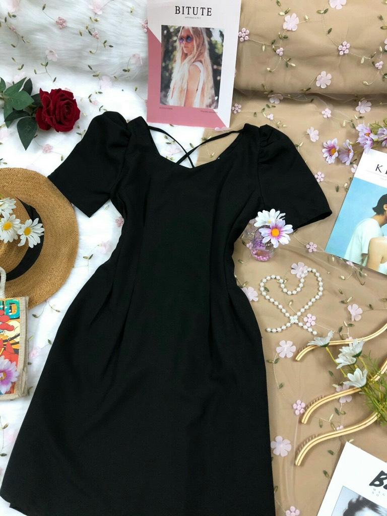 ĐẦM XÒE CHIẾT EO CHÉO DÂY LƯNG 77031575