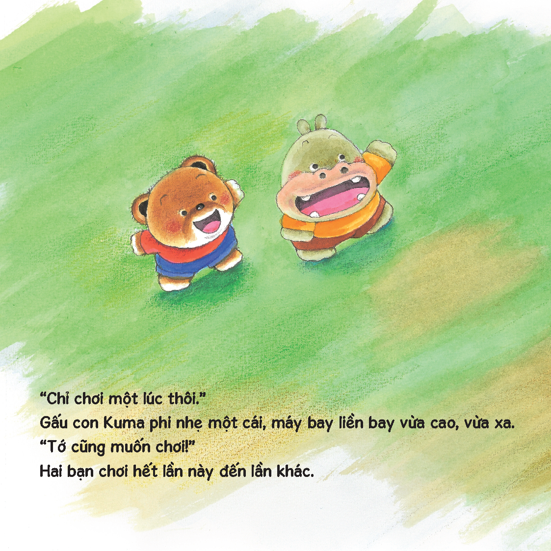 Không chơi với cậu nữa - Sách tranh ehon Gấu con Kuma - Những chuyện nhỏ hàng ngày