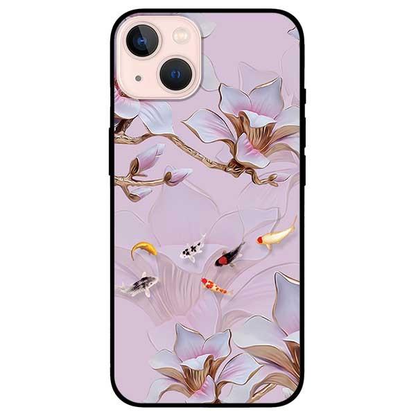 Ốp lưng dành cho Iphone 13 Mini - Iphone 13 - Iphone 13 Pro -  Iphone 13 Pro Max - Tranh Hoa Và Cá