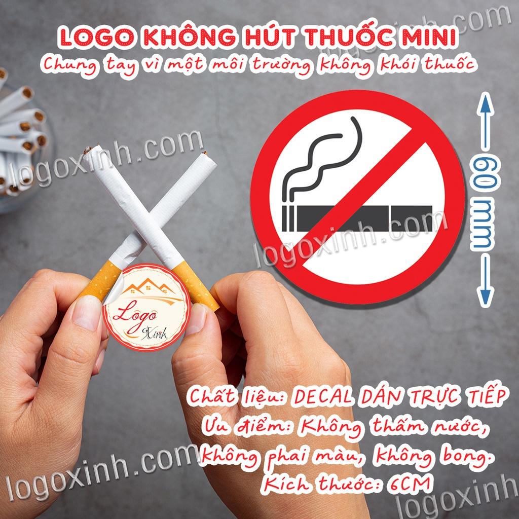 BỘ LOGO THÔNG DỤNG DẠNG ICON DÁN KÍNH, DÁN ĐỒ VẬT NHỎ, KHÔNG HÚT THUOC, CẤM VÀO, CẤM THÚ NUÔI-6CM