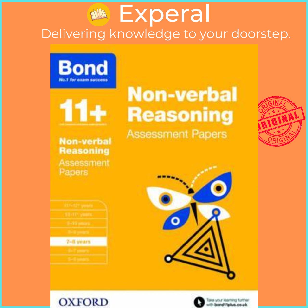 Sách - Bond 11+: Non-verbal Reasoning: Assessment Papers : 7-8 years by Andrew Baines