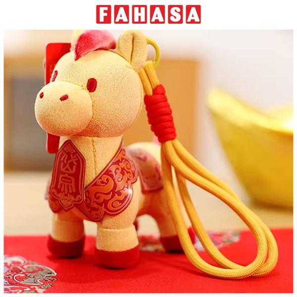 Móc Khoá Thú Bông Hình Ngựa - LC5064-65-66 - Màu Vàng